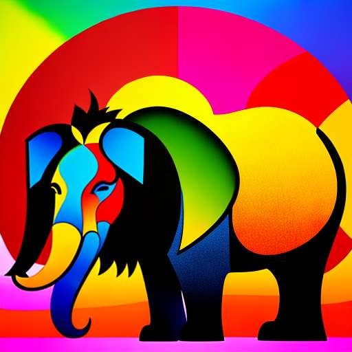 Midjourney Prompt: Lion vs Elephant Battle Artwork - Socialdraft