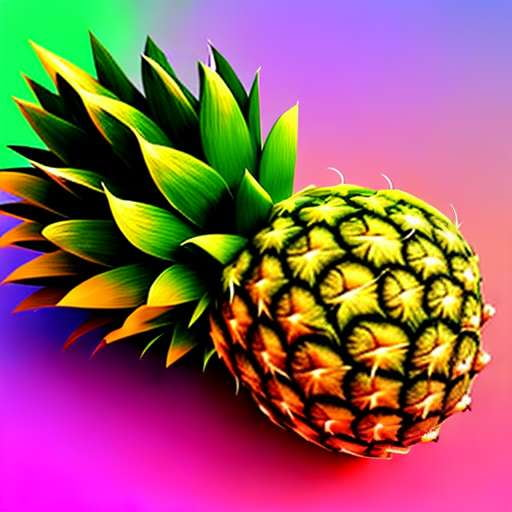 Pineapple Party Midjourney Sticker Prompt - Unique Text-to-Image Creation - Socialdraft
