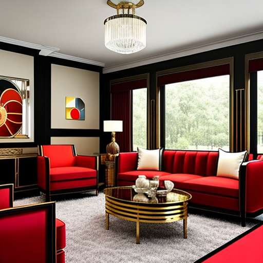 Art Deco Home Style Midjourney Prompt - Personalize your Interiors - Socialdraft