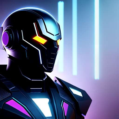 Cyber Performance Suit Midjourney Prompt: Create Your Own Futuristic Costume - Socialdraft