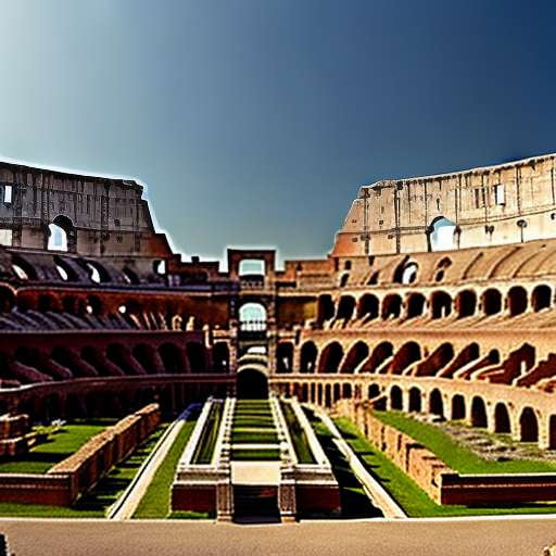 Colosseum Diorama Midjourney Prompt - Historic Roman Architecture - Socialdraft