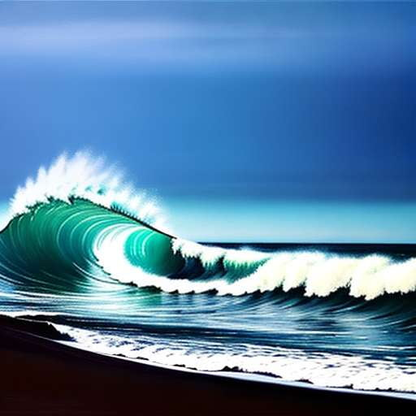 Wave Rider Midjourney Prompt - Create Your Own Stunning Oceanic Art - Socialdraft