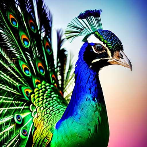 Peacock Seduction Midjourney Prompt - Customizable Text-to-Image Art Creation - Socialdraft
