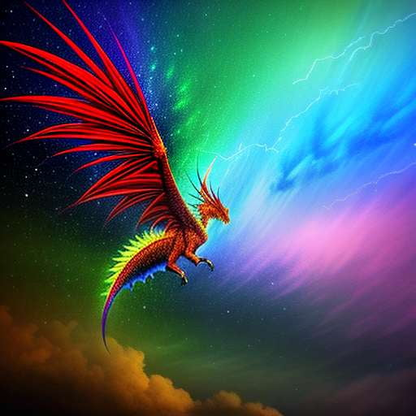 Mythical Dragon Midjourney Prompt - Thunderous Image Creation - Socialdraft