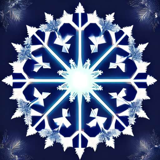 Snowflake Mosaic Mirror: Design Your Own with Midjourney Prompts - Socialdraft