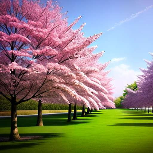 Blossoming Trees Midjourney Prompt - Unique Customizable Art Prompt for Image Generation - Socialdraft