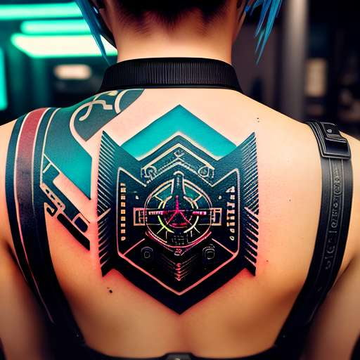 "Futuristic Fantasy Tattoo Midjourney Prompts for Bold Inked Women" - Socialdraft
