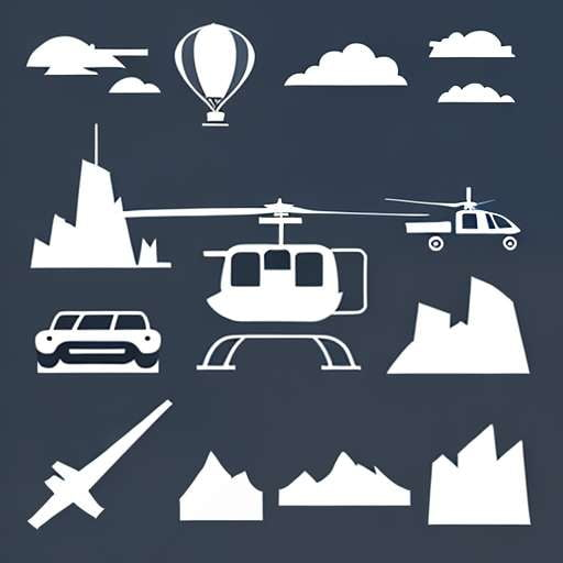 3D Icons Helicopter Tour Midjourney Prompt - Customizable Text-to-Image Creation - Socialdraft