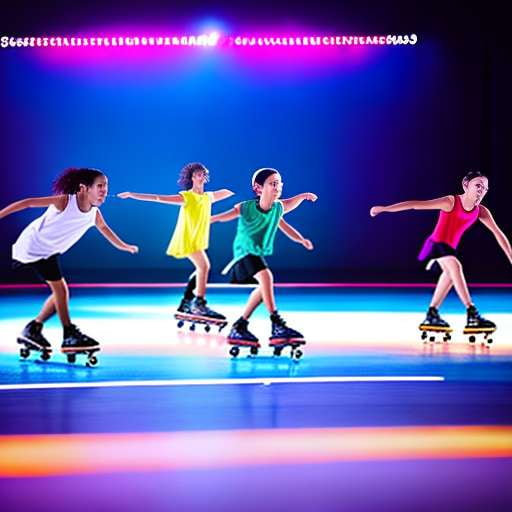 Roller Skating Choreography Midjourney Creation Kit - Socialdraft