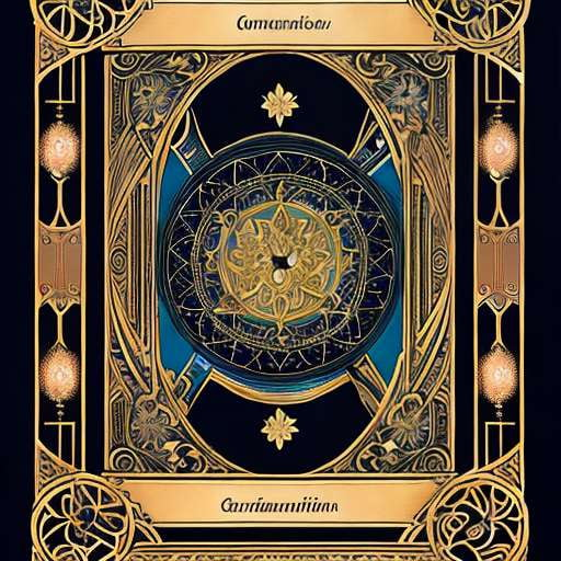 Art Nouveau Tarot Card prompt for Midjourney Image Generation - Socialdraft