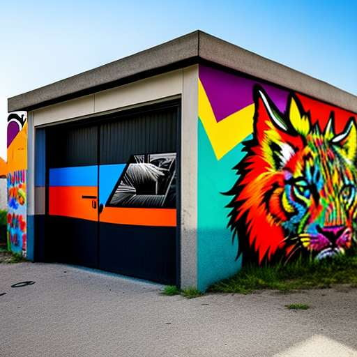 Graffiti Animal Art Midjourney Prompt: Create Edgy Urban Art with Ease - Socialdraft