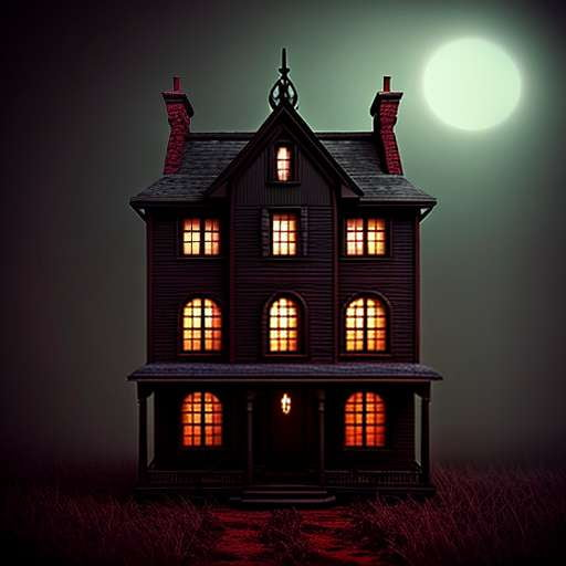 Demon Dollhouse Midjourney Prompt - Create Your Own Haunted Miniature! - Socialdraft