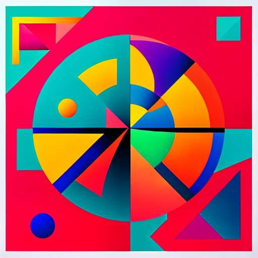 "Customizable Geometric Abstract Art Midjourney Prompt" - Socialdraft