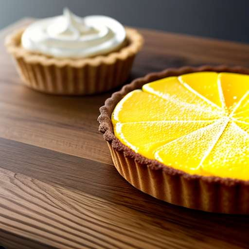 Lemon Ginger Tart Midjourney Prompt - Create your own mouth-watering dessert - Socialdraft