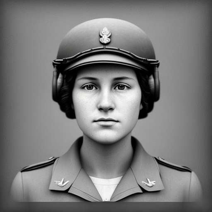 Midjourney WWII Women Portraits - Customizable Text-to-Image Prompts - Socialdraft