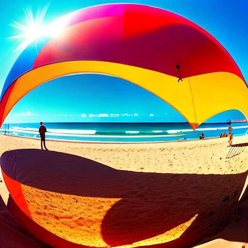 Beach Ball Bonanza Midjourney Prompt - Create Your Own Fun-in-the-Sun Game! - Socialdraft