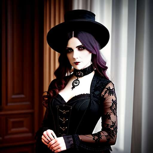 Victorian Goth Witch Outfit Midjourney Prompt - Create Your Own Dark F –  Socialdraft