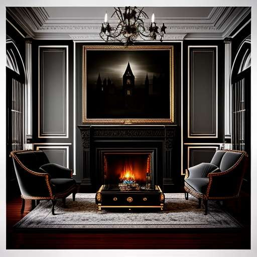 "Dark & Elegant: Gothic Home Design Midjourney Prompt" - Socialdraft
