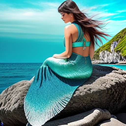 Mermaid Scales Fringe Bikini Midjourney Prompt - Socialdraft