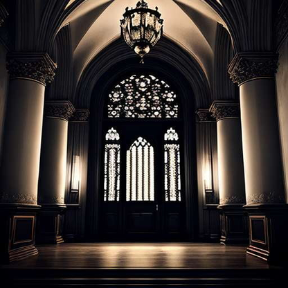 Gothic Entrance Hall Midjourney Prompt - Create Your Own Dark Mansion - Socialdraft