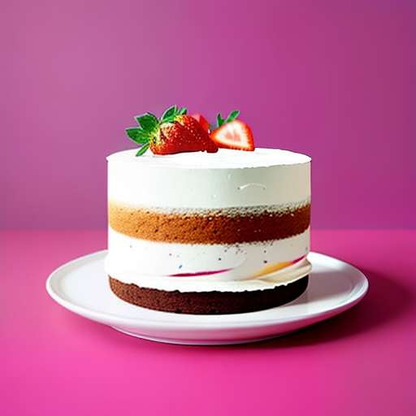 Keyword rich title: Dairy-Free Strawberry Time Travel Cake Midjourney Prompt - Customizable Recipe Design - Socialdraft