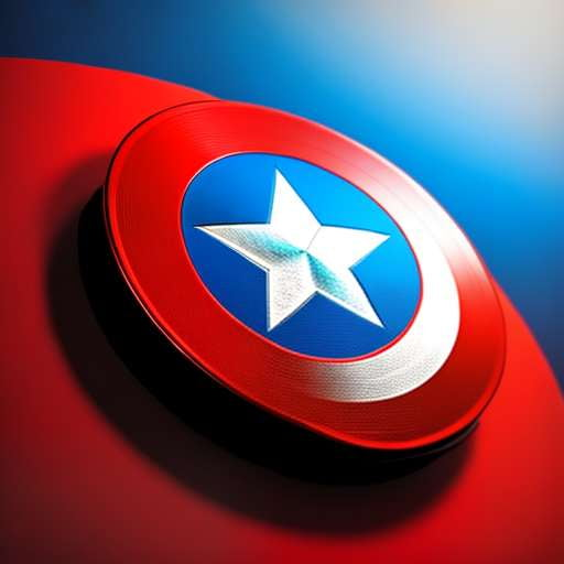 Captain America Shield Midjourney Prompt - Create your own superhero portrait - Socialdraft