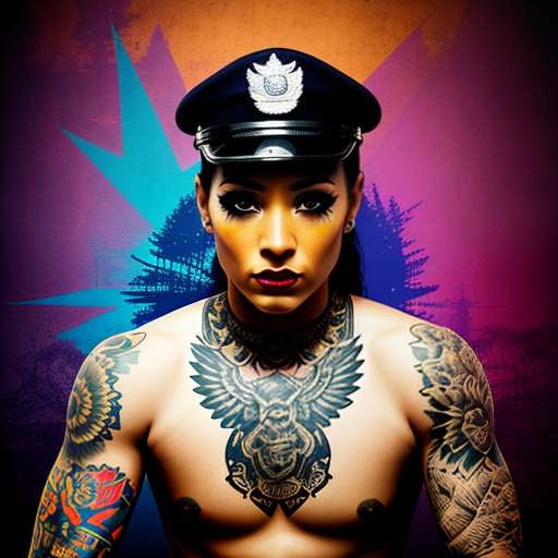 Tattooed Female Cop Midjourney Prompt: Create Your Own Badass Image –  Socialdraft