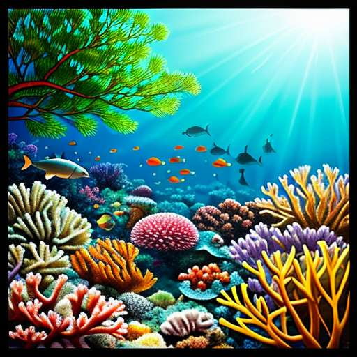 Sea Life Midjourney Illustration: Create Your Own Underwater Masterpiece - Socialdraft