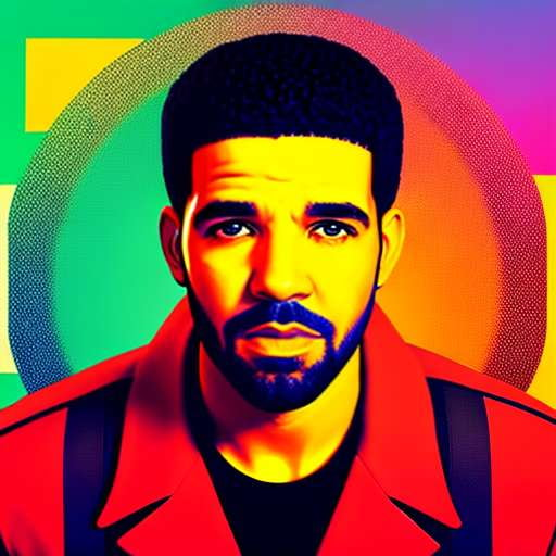 "Pop Art Drake" Midjourney Prompt - Customizable Image Generation - Socialdraft