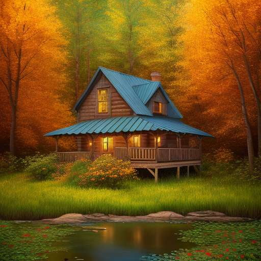 Midjourney Prompts for Creating Picturesque Houses in the Woods - Socialdraft
