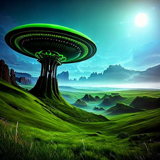 UFO Skeleton Custom Midjourney Prompts for Unique Image Generation - Socialdraft
