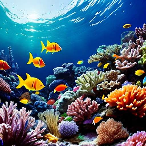 Colorful Reef - Midjourney Prompts for Underwater Art - Socialdraft