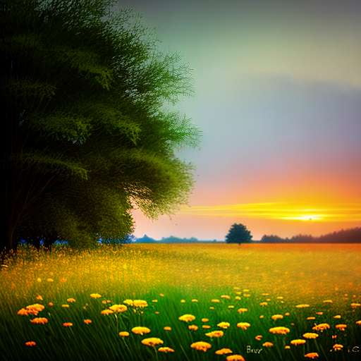 Dandelion Meadow Midjourney Prompt for Stunning Artwork - Socialdraft