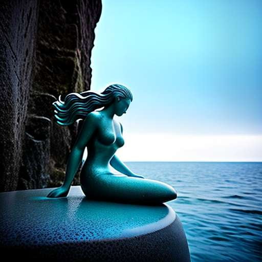 "Under the Sea" Midjourney Statue Portrait Prompt - Socialdraft