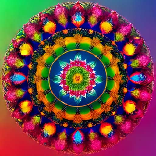 Rainbow Mandala: Customizable Midjourney Prompt for Unique Art Creation - Socialdraft