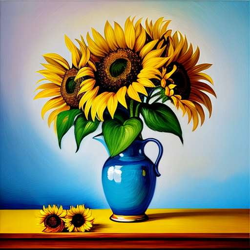 Sunflower Still Life Art Generator: Create Your Own Masterpiece - Socialdraft