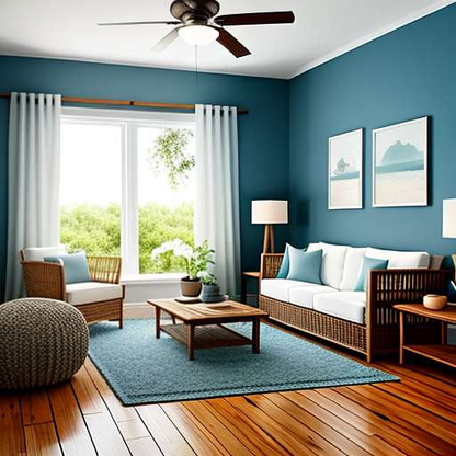 Coastal Cottage Living Room Midjourney Prompt: Create Your Perfect Seaside Oasis - Socialdraft