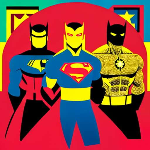 Superhero Cartoon T-Shirt Design Midjourney Prompt - Socialdraft