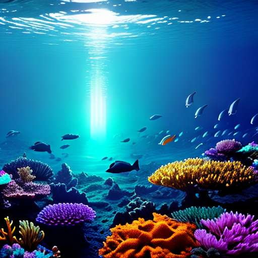 Marine Ecosystem Midjourney Prompt - Customizable Oceanic Imagery - Socialdraft