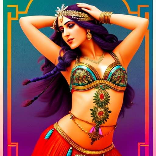 American Belly Dancing Midjourney Prompt: Create Your Own Mesmerizing Dance Masterpiece - Socialdraft