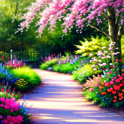 Spring Garden Midjourney Prompt - Create Your Own Efflorescent Paradise - Socialdraft