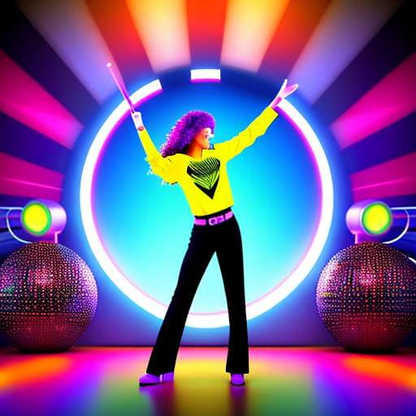 Disco Fever Top and Bell Bottoms Midjourney Prompt - Create Your Perfect '70s Look - Socialdraft