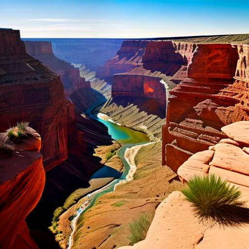 Canyon Landscape Midjourney Prompt: Create Your Own Stunning Natural Masterpiece - Socialdraft