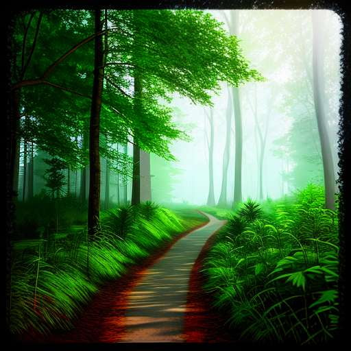 Glowing Forest Path Midjourney Prompt – Create Unique Nighttime Scenes - Socialdraft