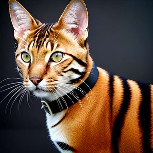 Custom Toyger Cat Collar Midjourney Prompt - Socialdraft
