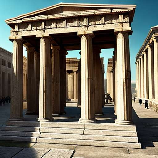 Ancient Greek Cityscape Image Generator Midjourney Prompt - Socialdraft