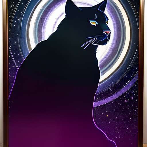 Starry Night Panther Midjourney Prompt for Text-to-Image Creation - Socialdraft