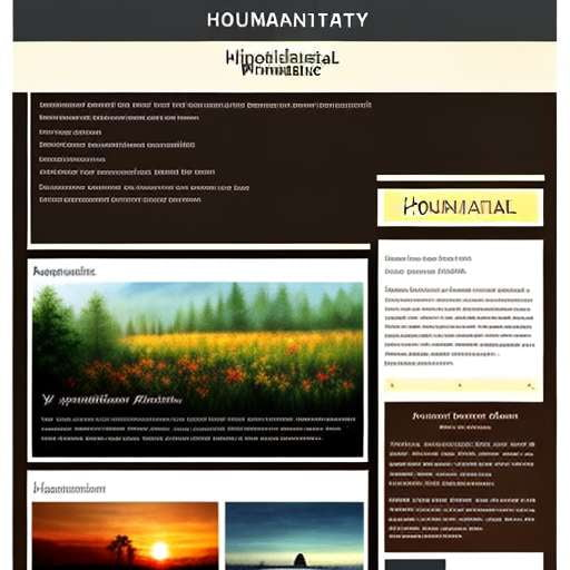 "Humanitarian Insight" Midjourney Newsletter Template - Socialdraft