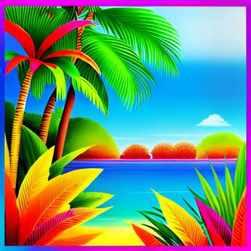 Paloma Tropical Paradise Customizable Midjourney Prompt - Create Your Own Paradise! - Socialdraft