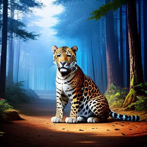 Jaguar Mandala Midjourney Prompt: Forest Adventure - Socialdraft